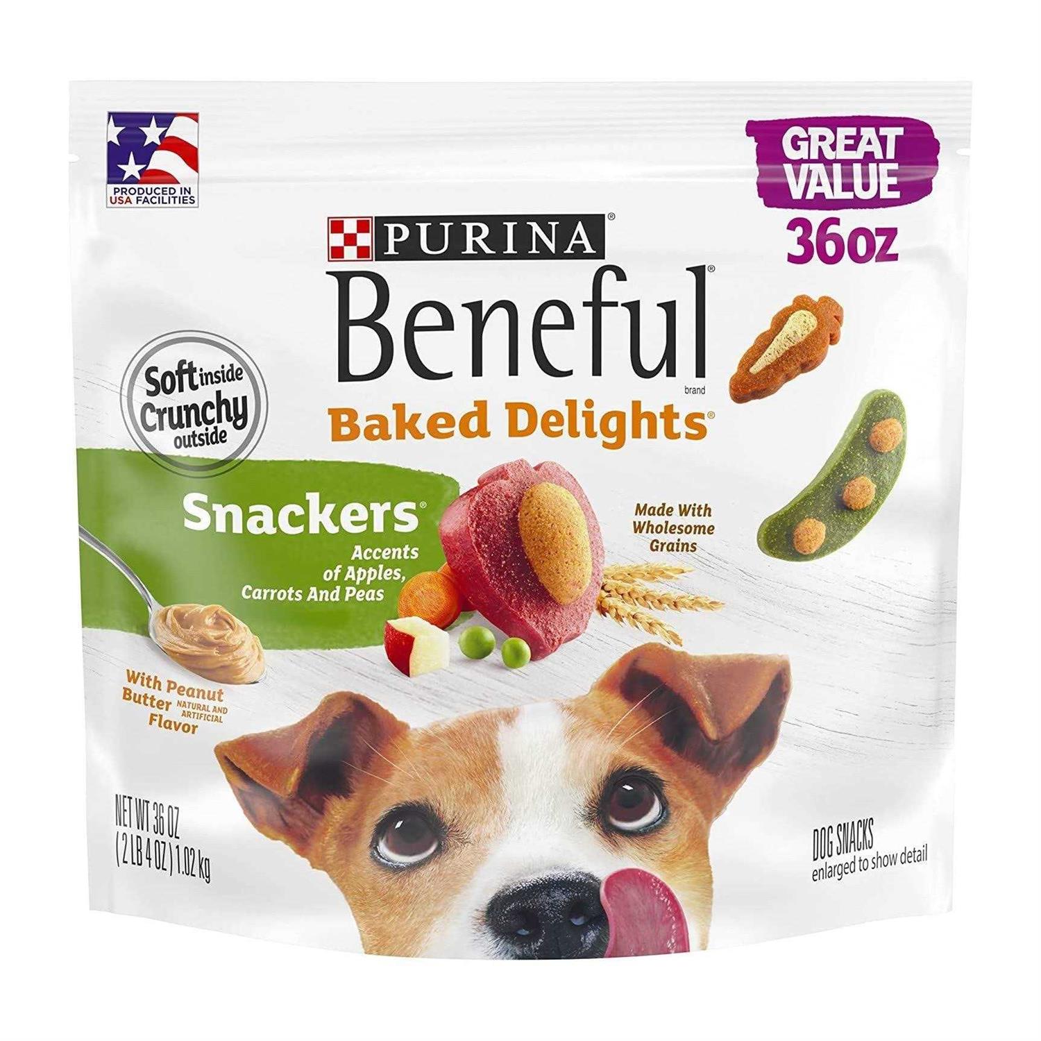 Purina Beneful Baked Delights Snackers Dog Treats - Healthber