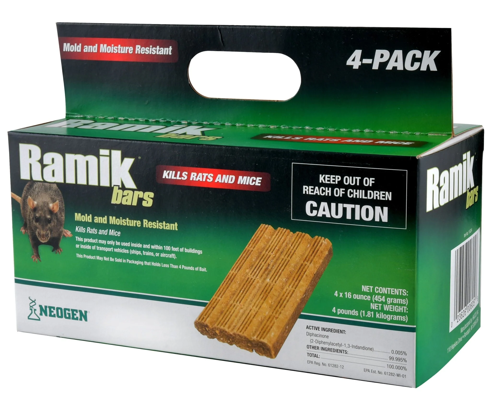 Ramik 16 oz Bars, 4-Pack - Healthber