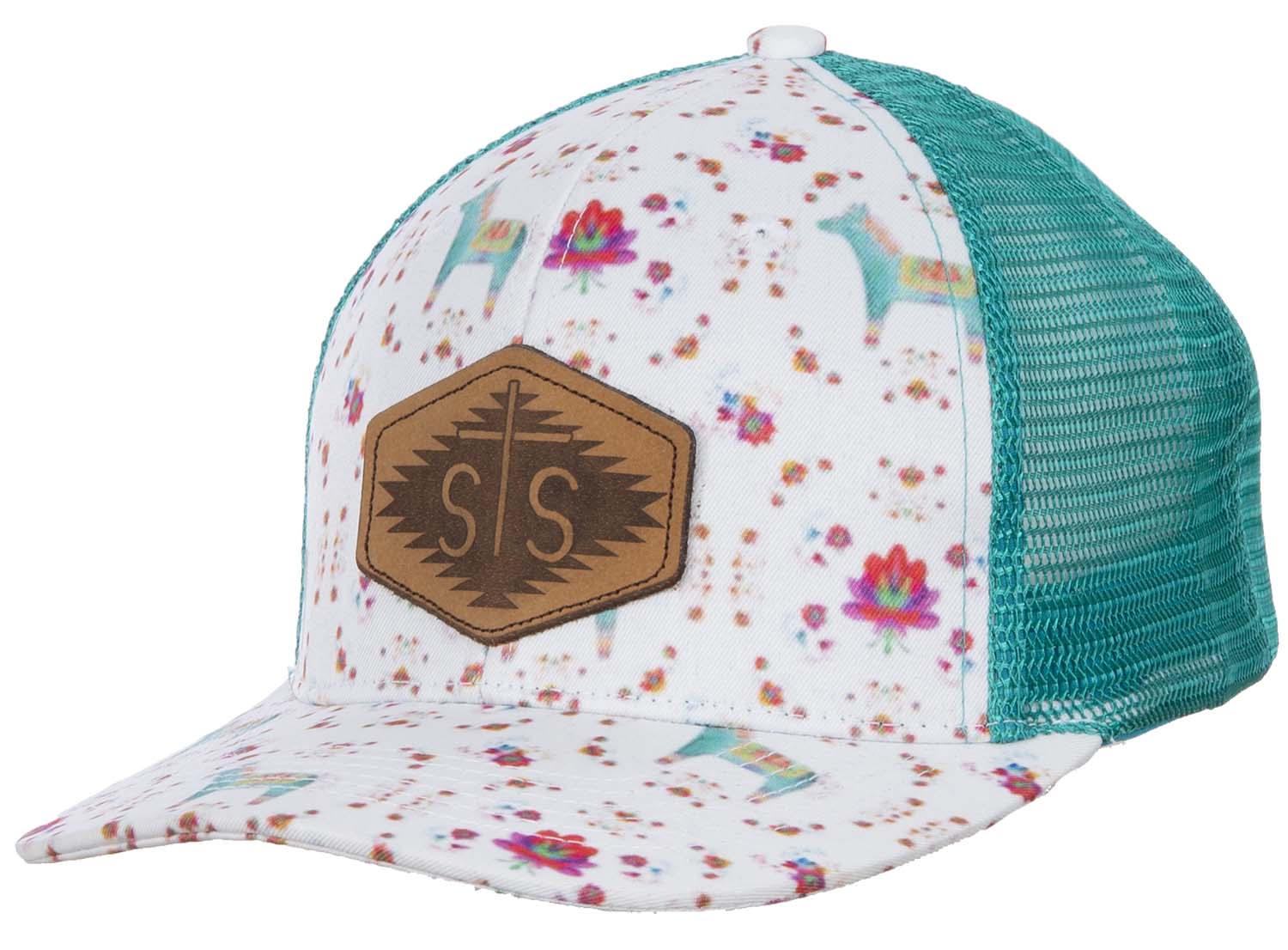 STS Watercolor Donkey Patch Hat, Ladies - Healthber