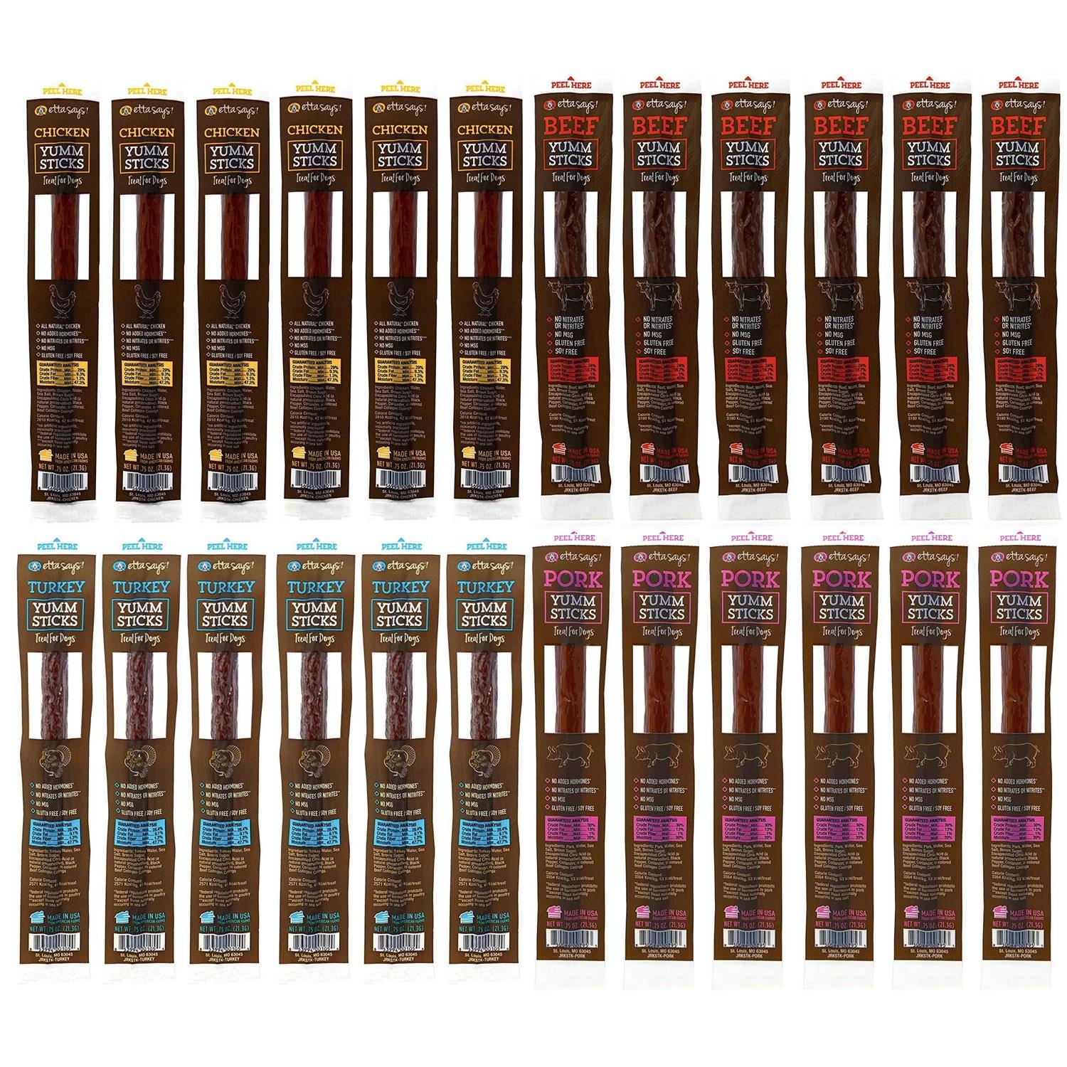 Etta Says! Beef Yumm Sticks Dog Treats - Healthber