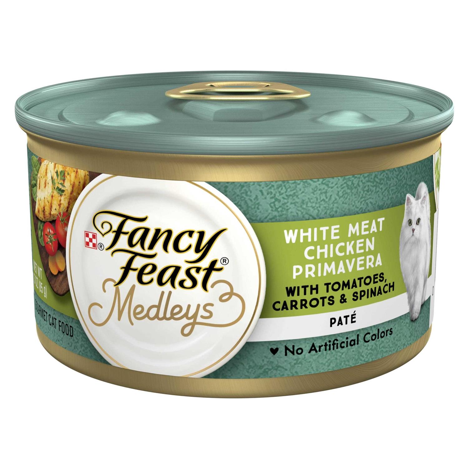Fancy Feast Medleys Shredded White Meat Chicken Fare Wet Cat Food - Healthber