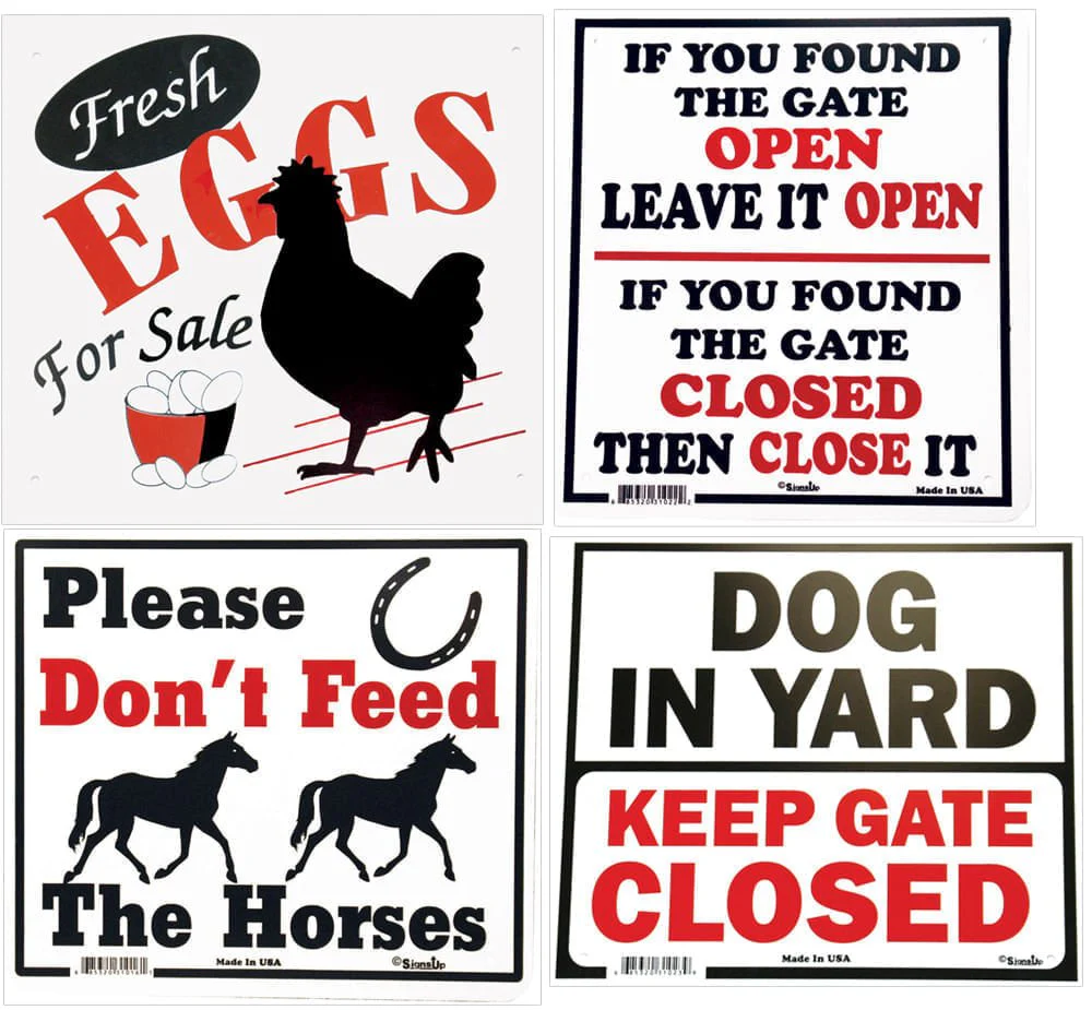 Gate Signs - Healthber