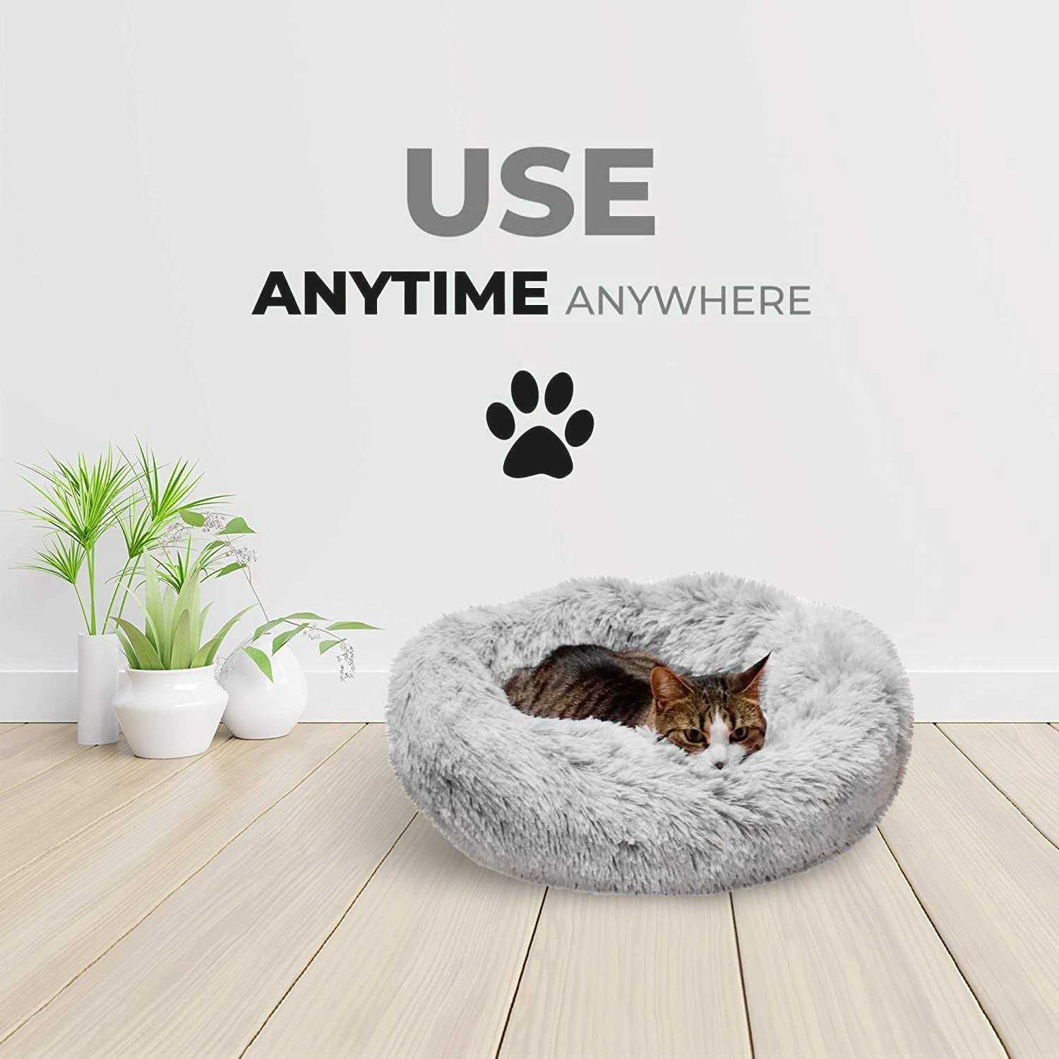 Whiskers & Friends Cat Bed Cat Beds for Indoor Cats Small Bed - Healthber
