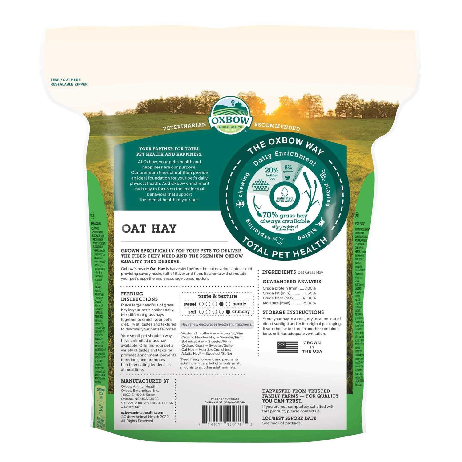 Oxbow Oat Hay - Healthber