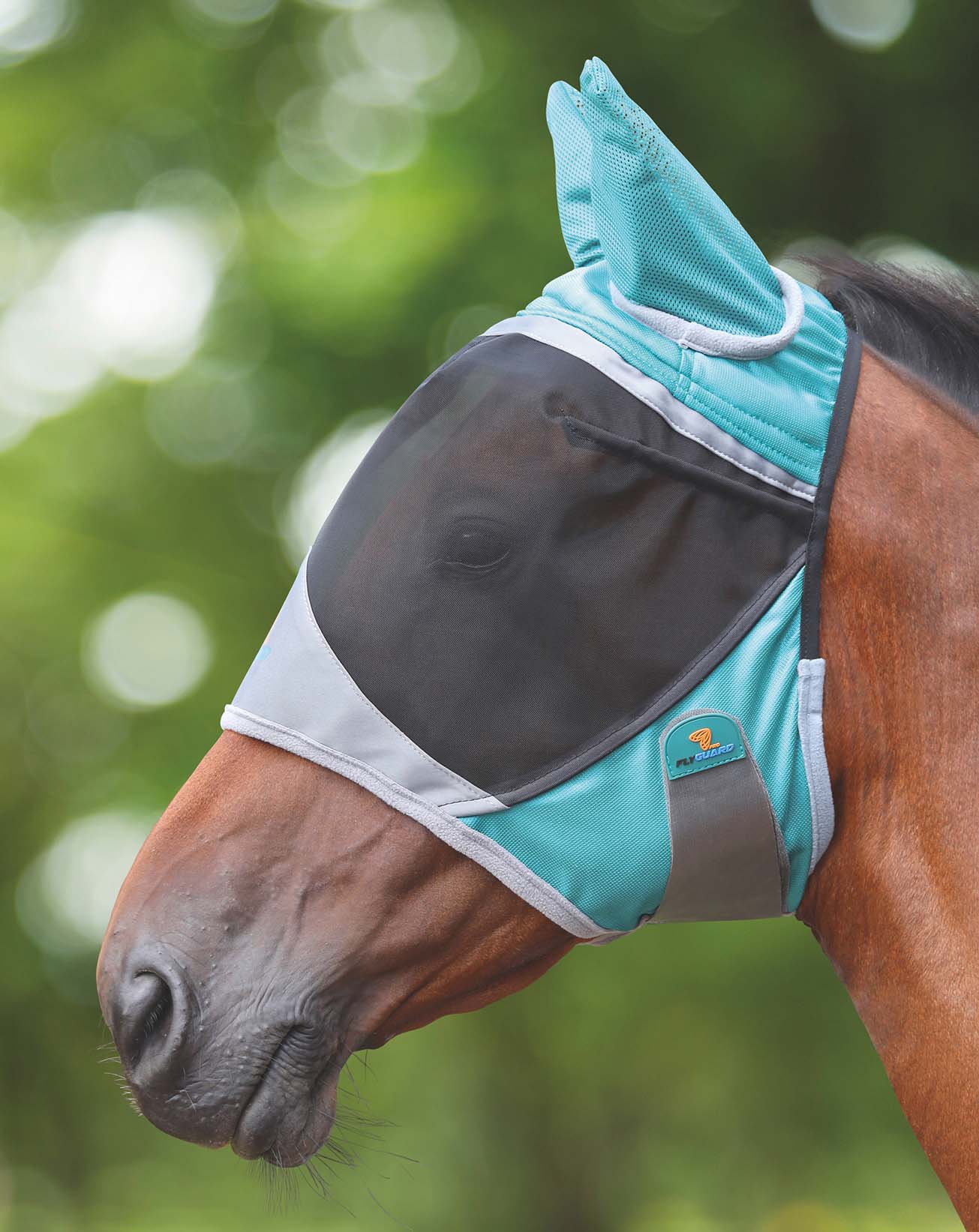 Shires Deluxe Horse Fly Mask with Ears - Healthber