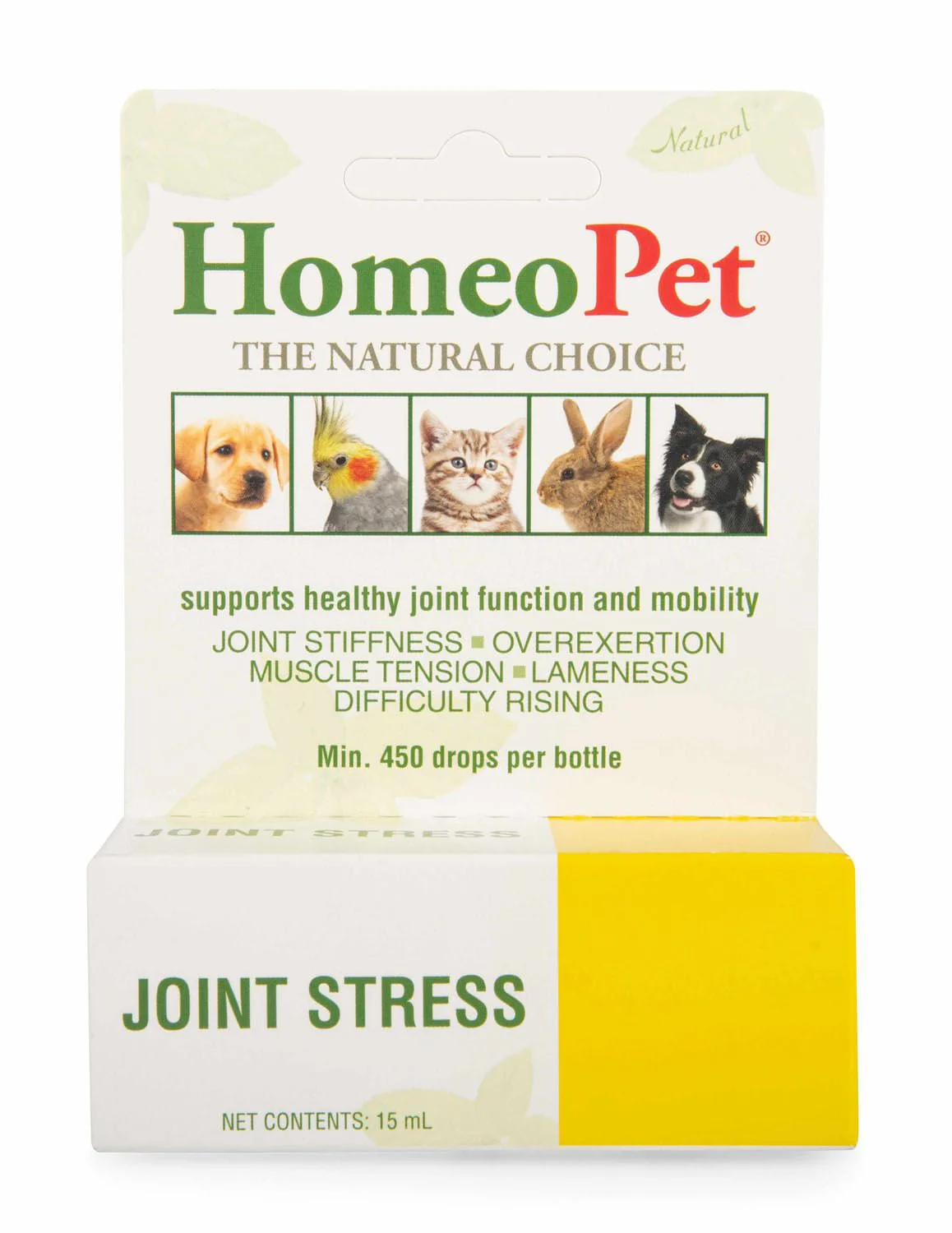 HomeoPet Joint Stress Pet Joint Supplement, 15 mL - Healthber