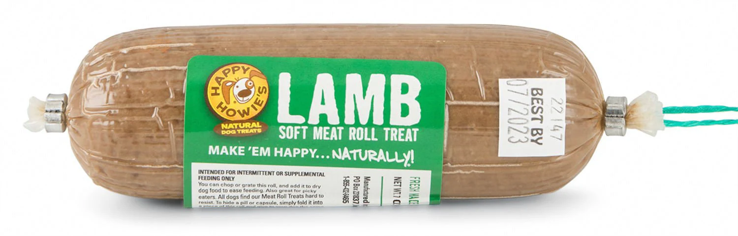 Happy Howie's Gourmet Meat Roll, Lamb - Healthber