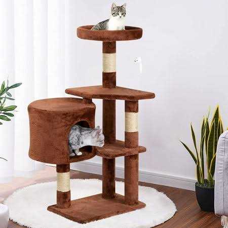 BestPet 36 Cat Tree Cat Tower Cat Condo Multi-Level - Healthber