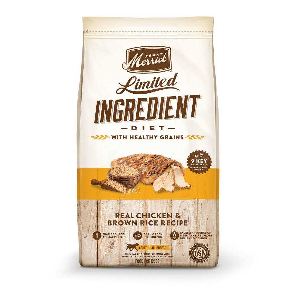 Merrick Limited Ingredient Diet Real Chicken Recipe Dry Dog Food - Healthber
