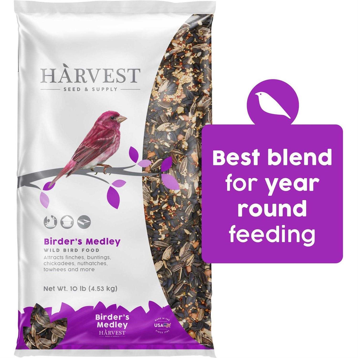 Harvest Seed & Supply Birder’s Medley Wild Bird Food - Healthber