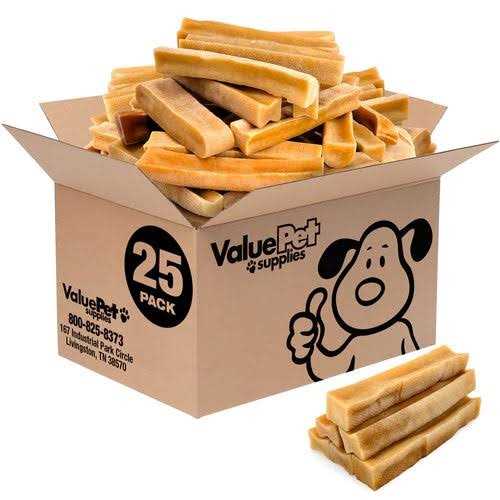 ValueBull Natural Brown Cow Ears Crunchy Style - Healthber
