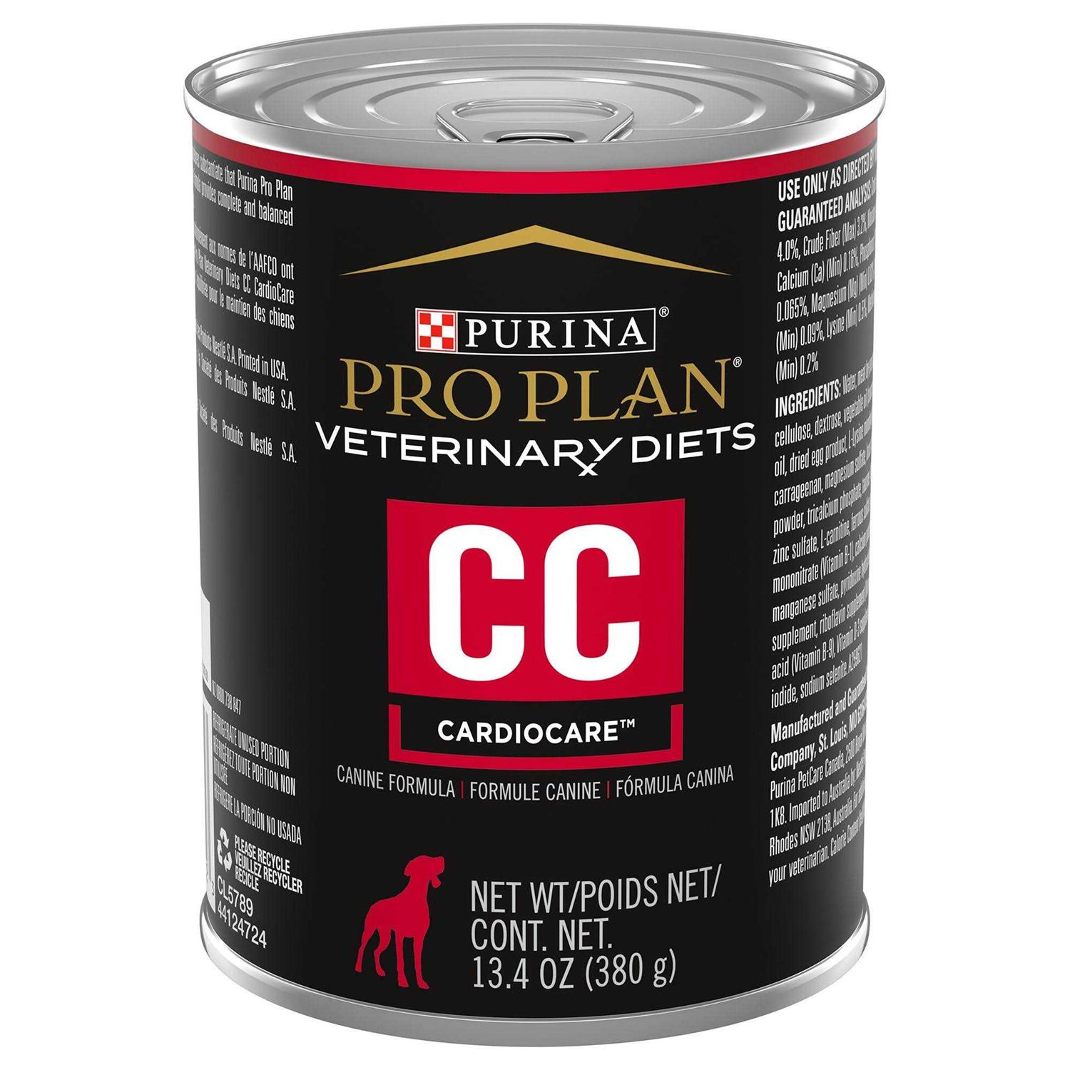 Purina Pro Plan Veterinary Diets CC CardioCare Canine Formula Chicken Flavor Canned Dog Food - Healthber