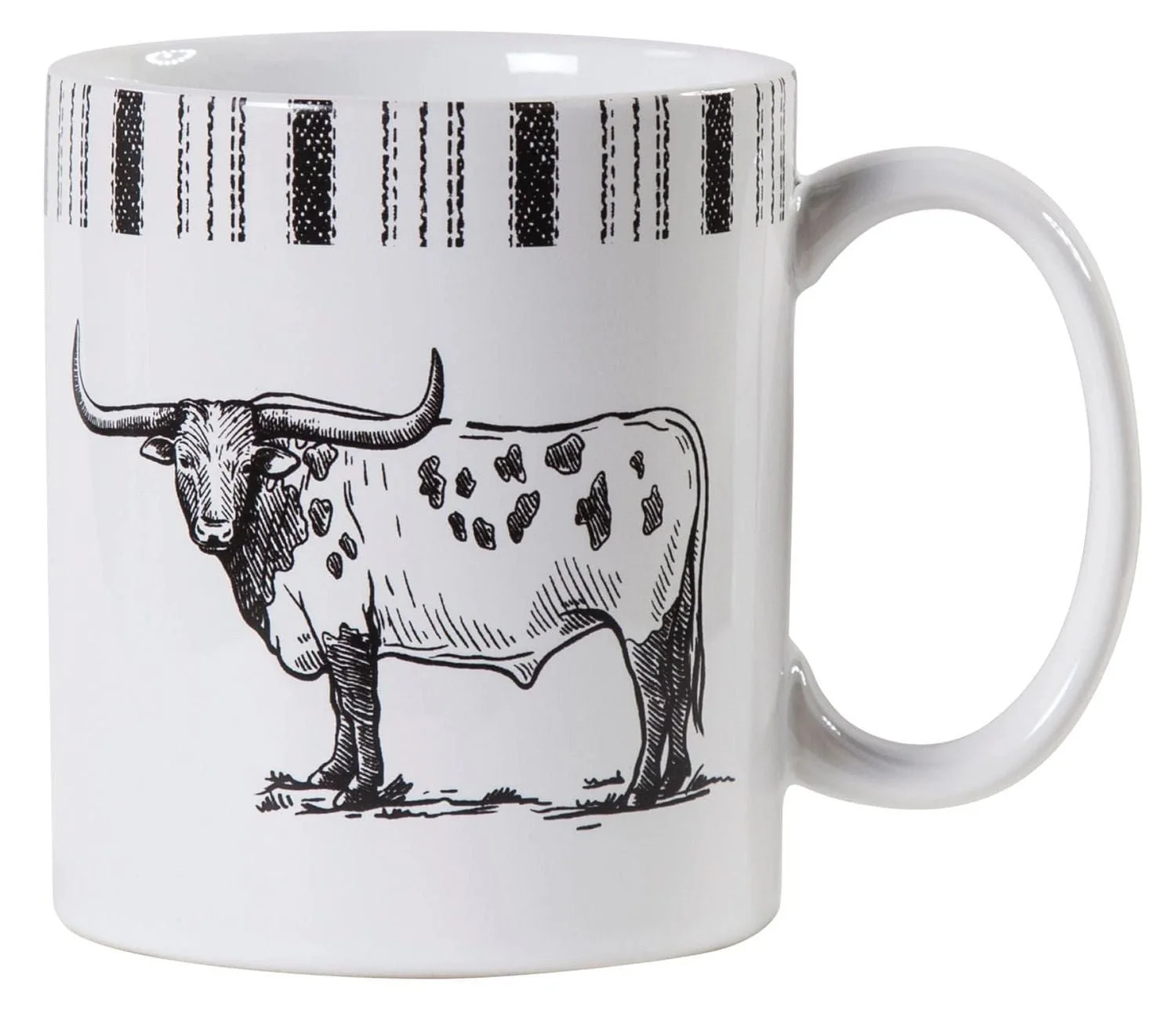 Ranch Life Longhorn Mugs, Set of 4 - Healthber