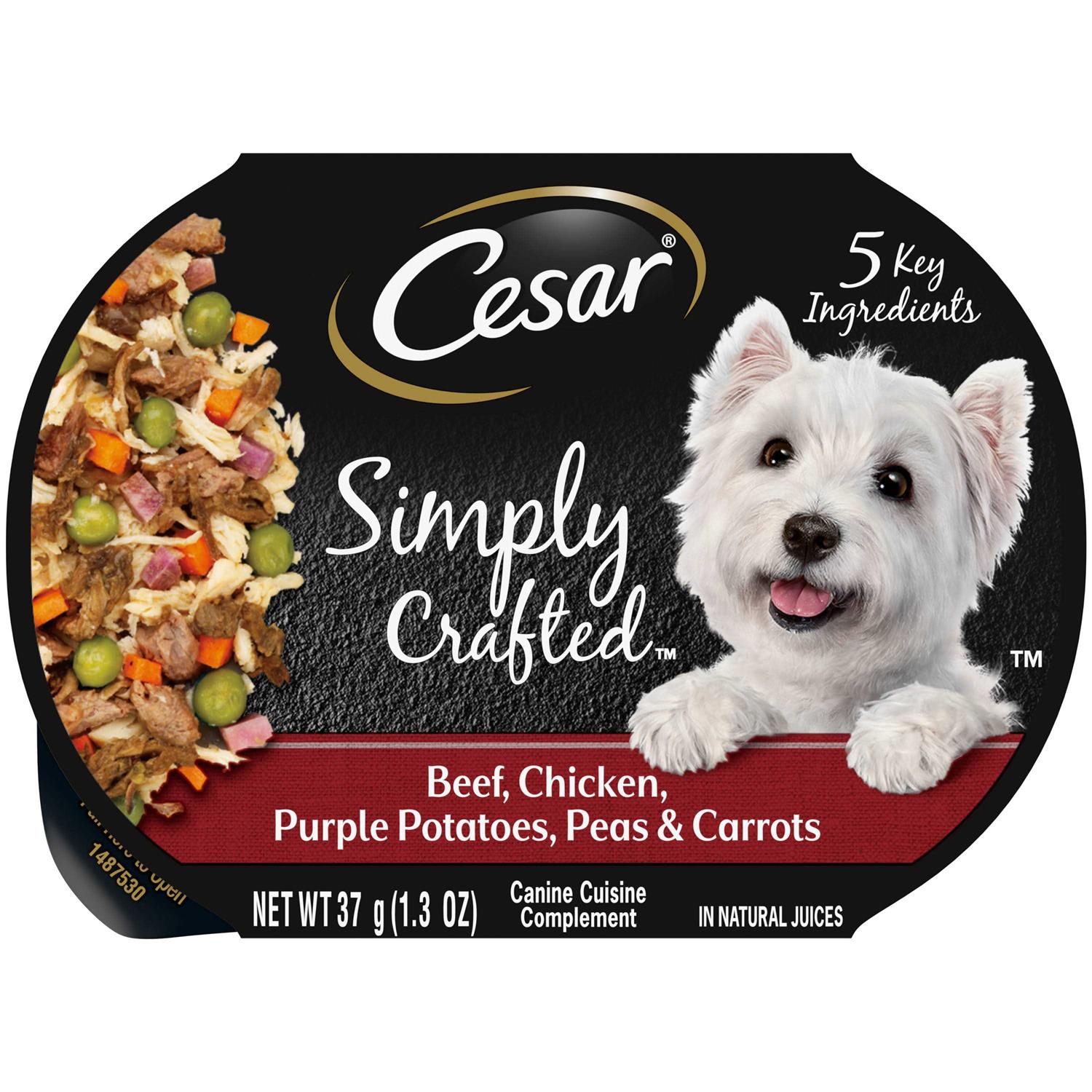 Cesar Simply Crafted Chicken Wet Dog Food - Healthber