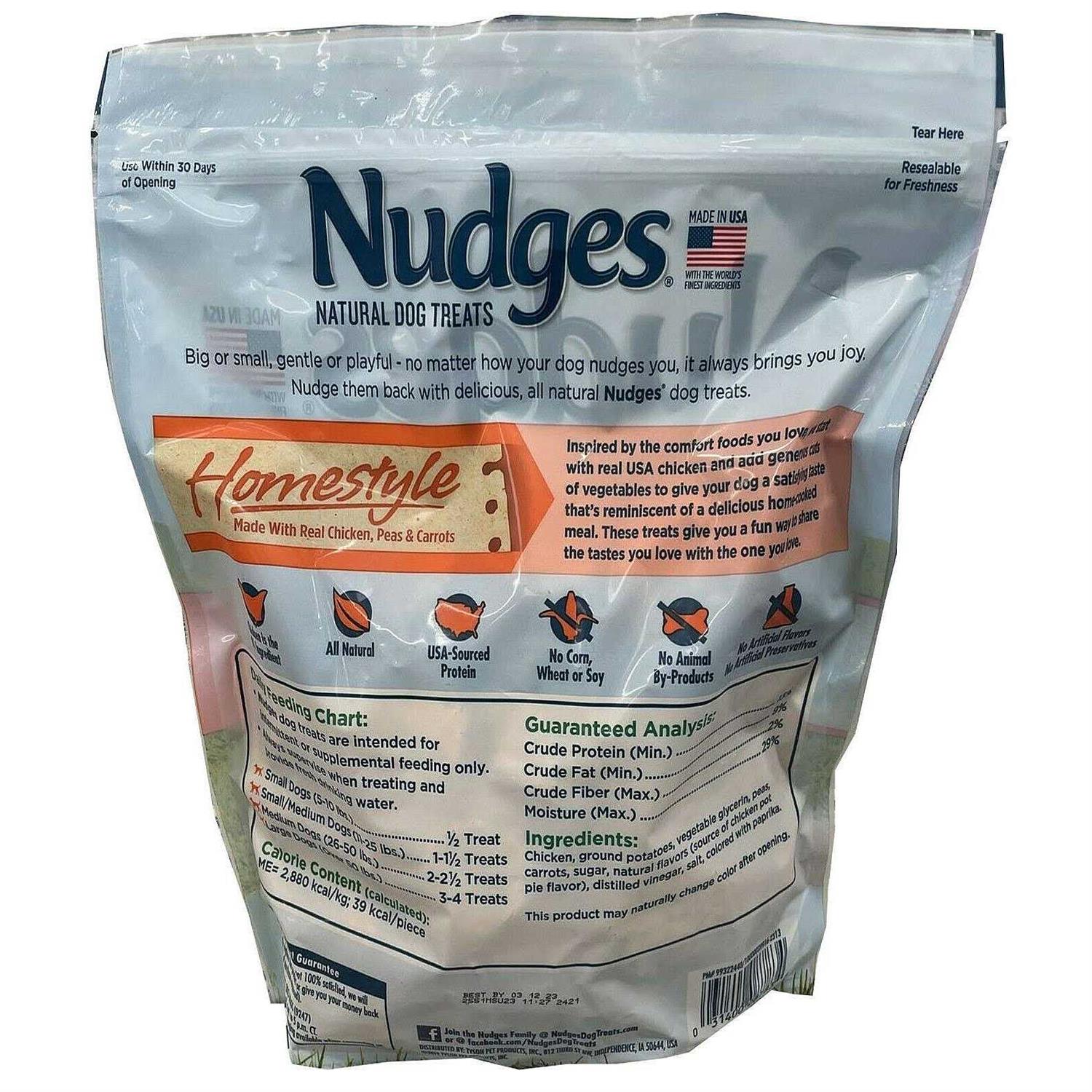 Nudges Homestyle Natural Dog Treats - Healthber