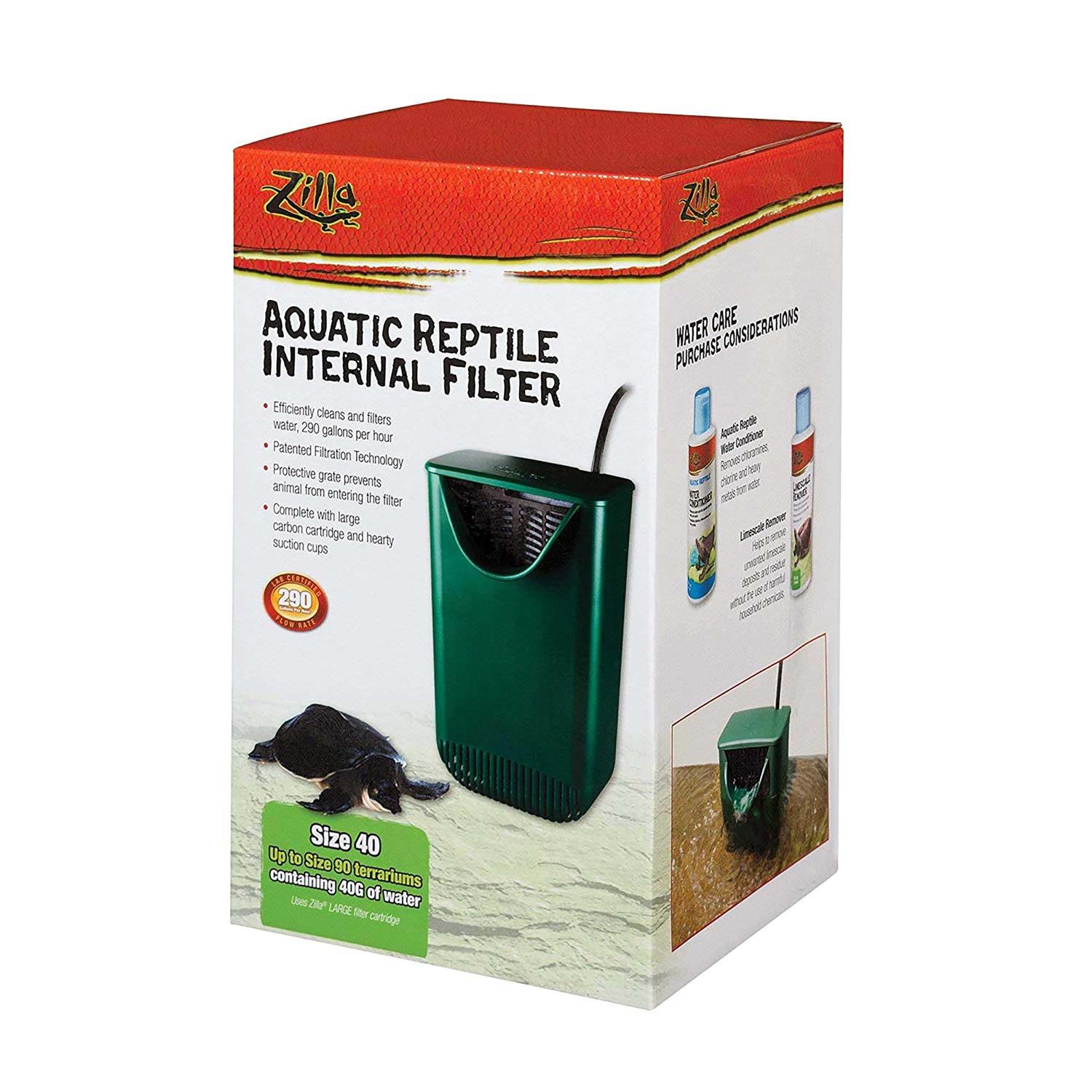 Zilla Aquatic Reptile Internal Filter - Healthber