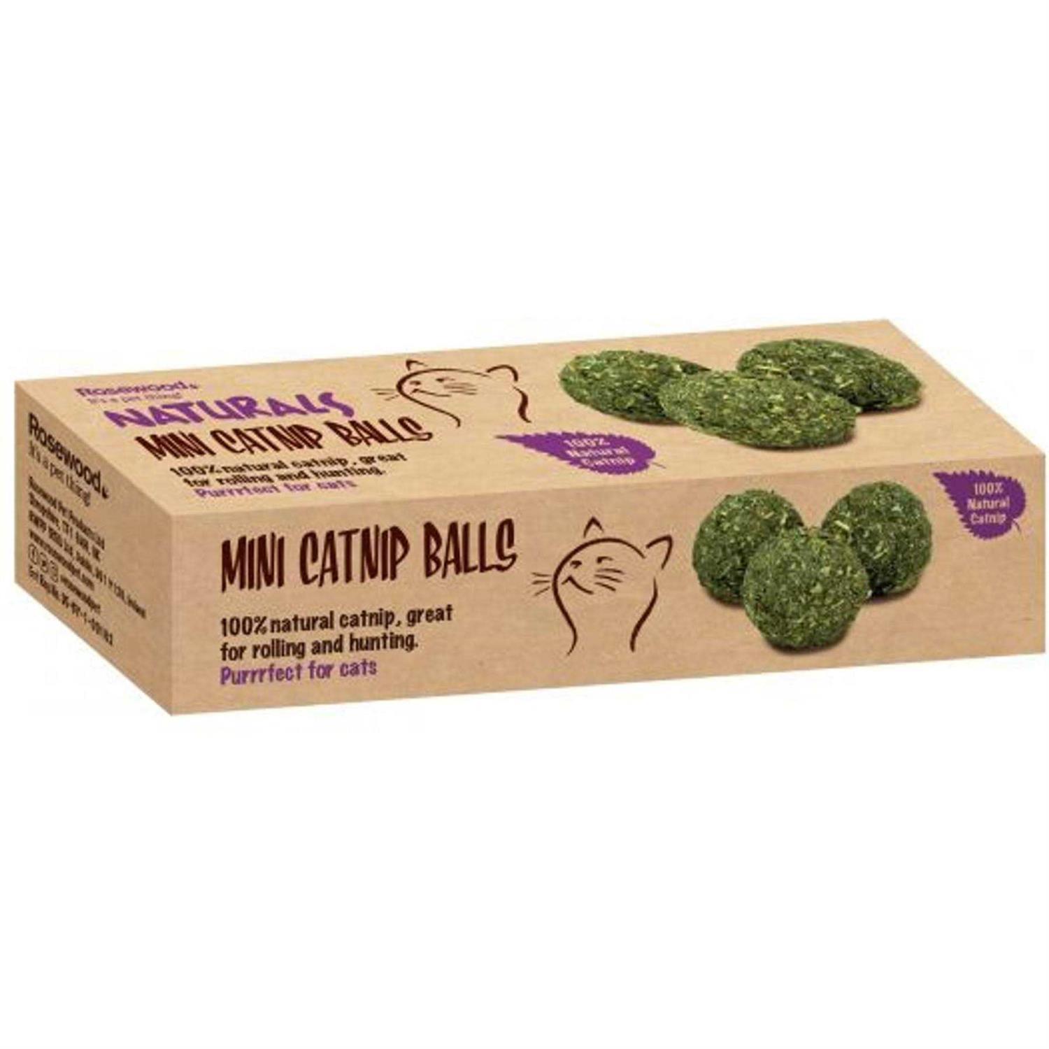 Naturals by Rosewood Mini Balls Cat Catnip - Healthber