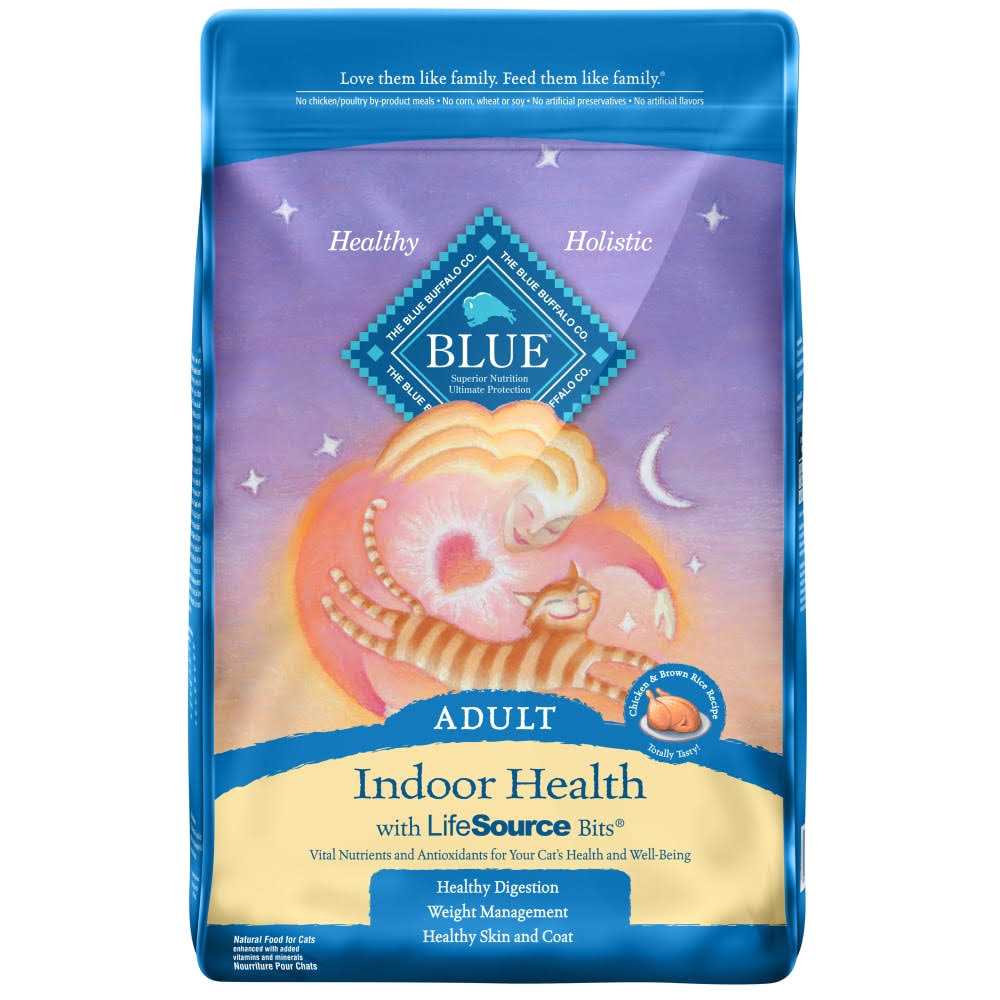 Blue Buffalo Tastefuls Chicken Indoor Natural Adult Dry Cat Food - Healthber
