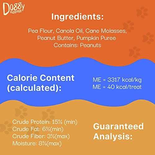 Doggy Delirious Dog Treats Grain Free Peanut Butter Bones - Healthber