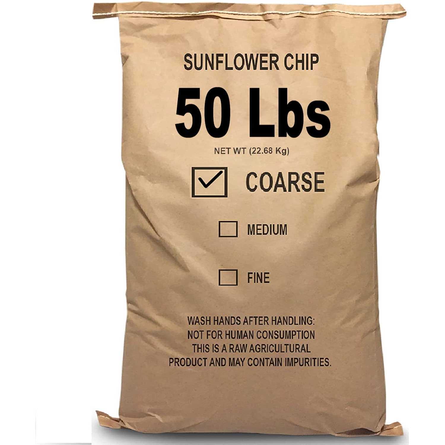 EASYGO PRODUCTS Sunflower Kernels Sun Flower Chips Wild Bird Food 50 lb - Healthber
