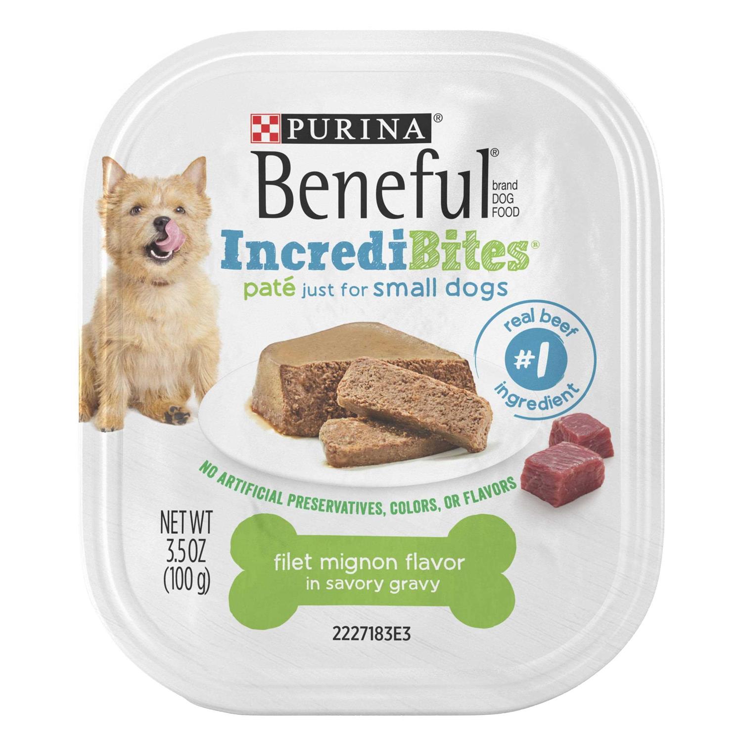 Beneful IncrediBites Pate Small Wet Dog Food - Healthber