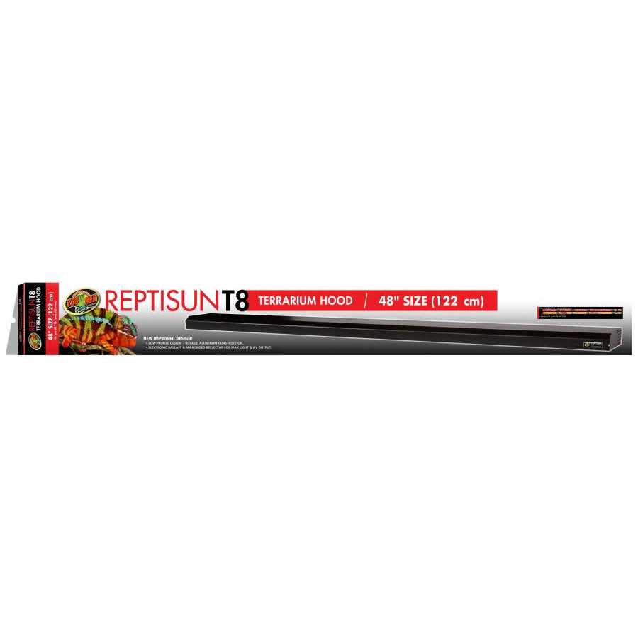 Zoo Med Reptisun T8 Terrarium Hood - Healthber