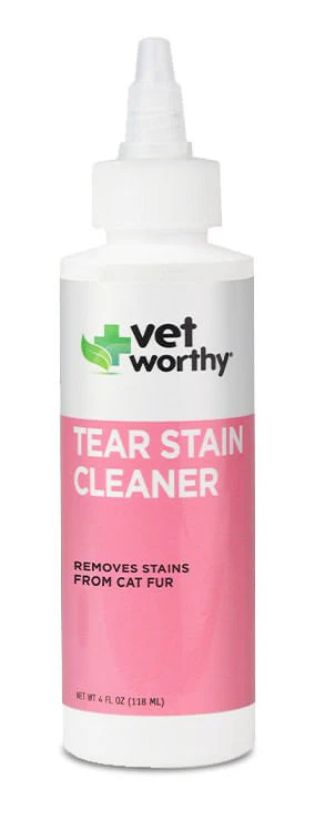 Vet Worthy Feline Tear Stain Cleaner, 4 oz - Healthber