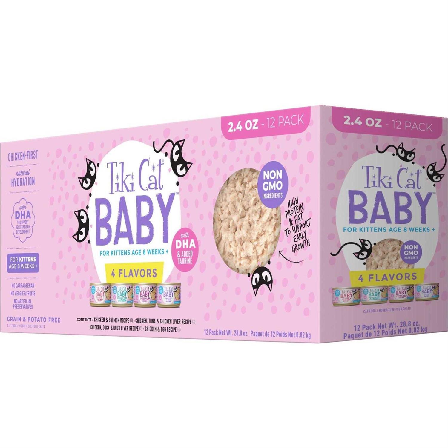 Tiki Cat Baby Variety Pack Wet Cat Food - Healthber