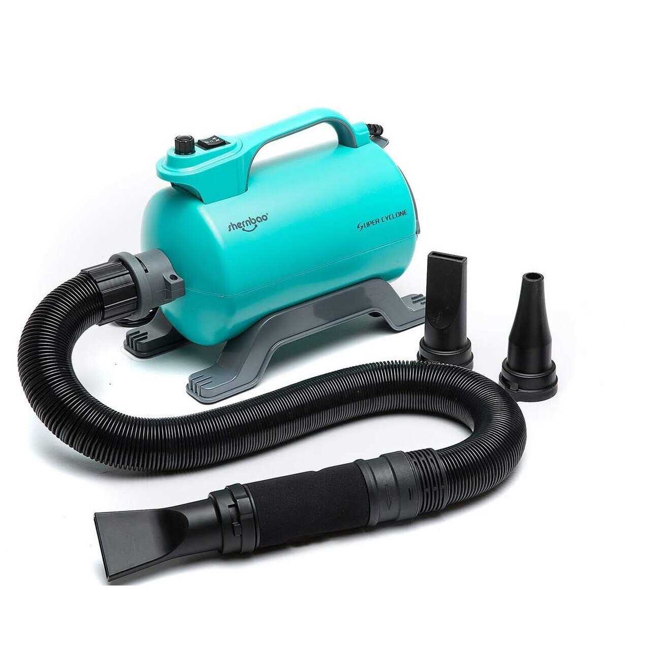 shernbao High Velocity Professional Dog Pet Grooming Hair Force Dryer Blower Super Cyclone 5.0HP - Healthber