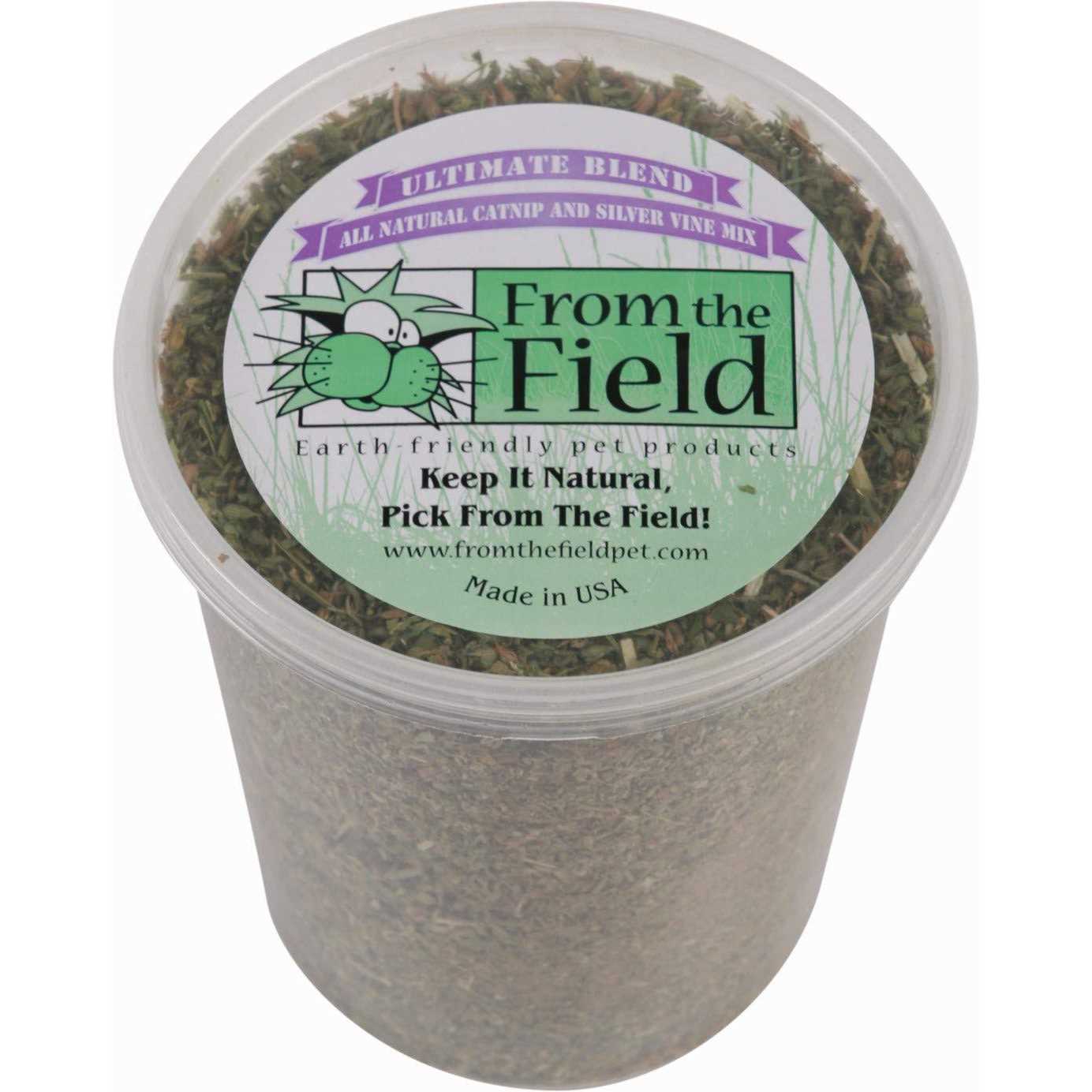 From The Field Silver Vine Catnip Mix Ultimate Blend Tub - Healthber