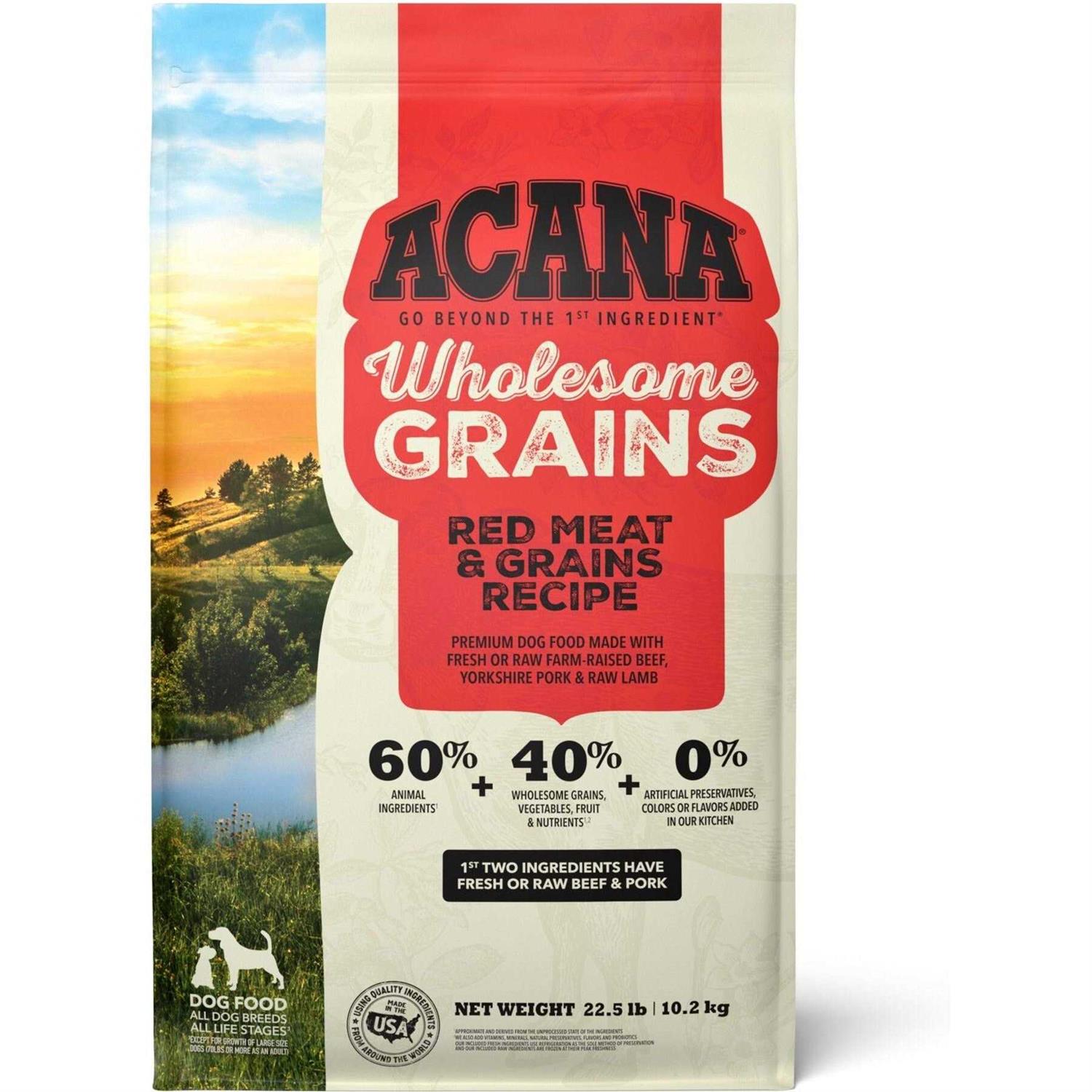 Acana Recipe Wholesome Grains Dry Dog Food - Healthber