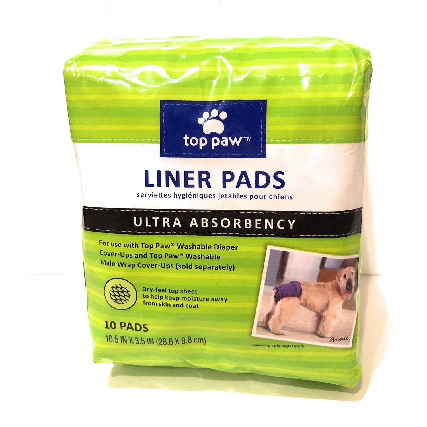 Top Paw Ultra Absorbency Disposable Dog Liner Pads - Healthber