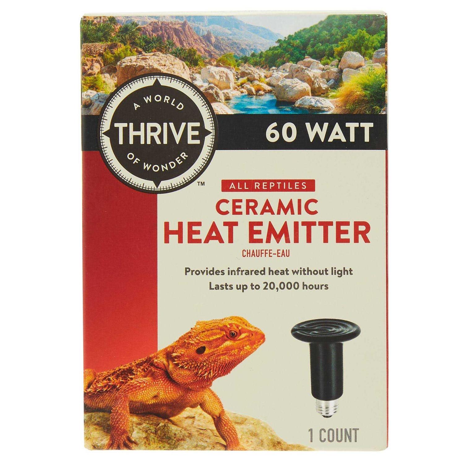 Thrive Reptile Ceramic Heat Emitter - Healthber