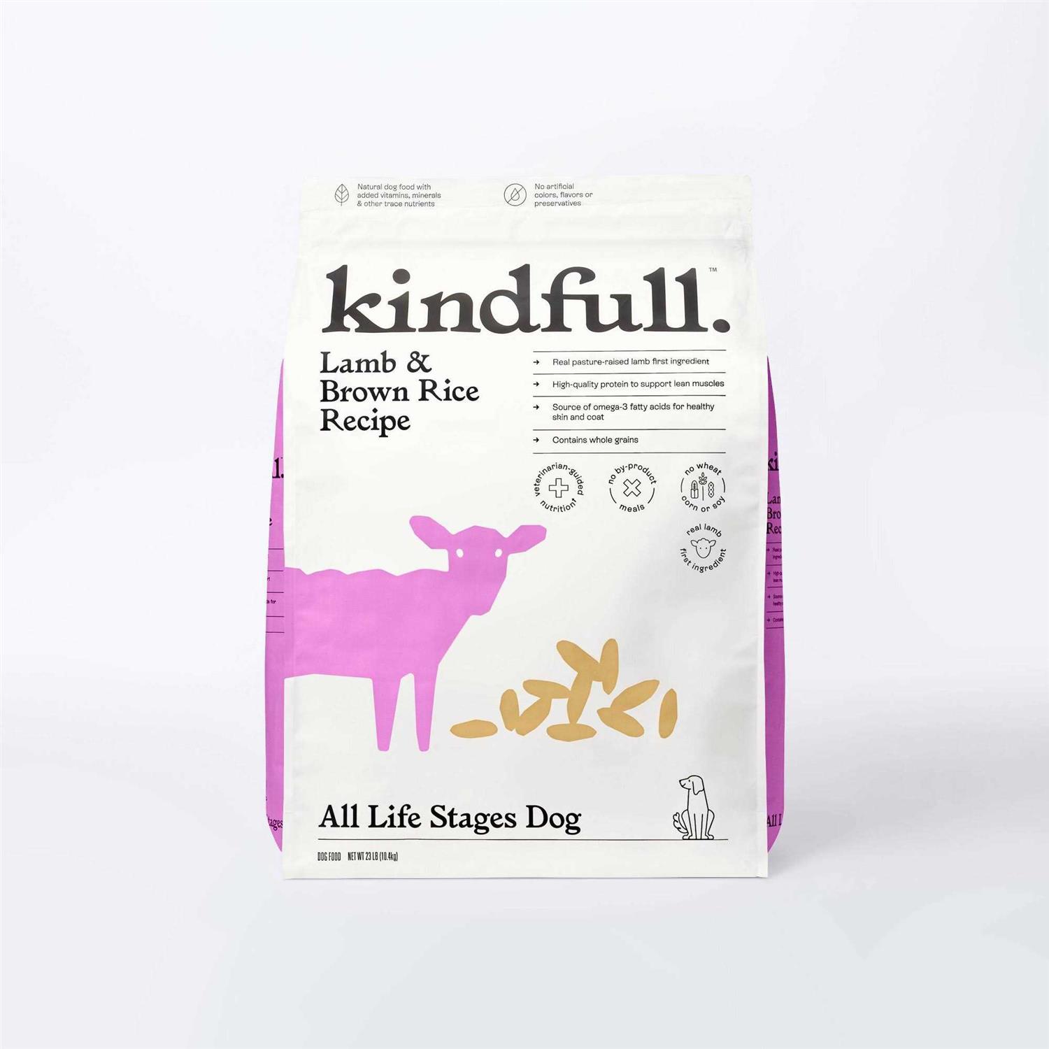 Kindfull Lamb & Brown Rice Recipe Dry Dog Food - Healthber
