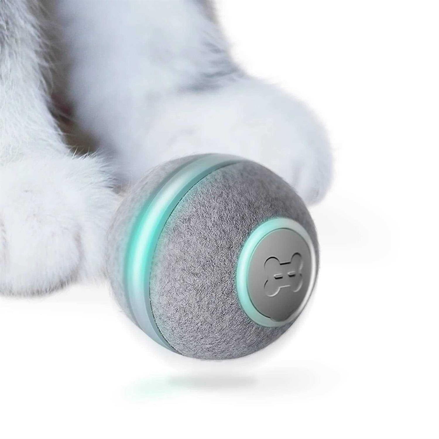 Cheerble Smart Interactive Cat Toy, Automatic Moving Bouncing Rolling Ball for Indoor Cat Kitten, Peppy Pet - Healthber