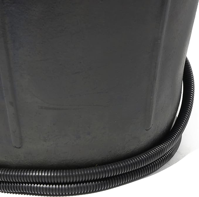 Heated Flat-Back Rubber Bucket for Livestock - Healthber