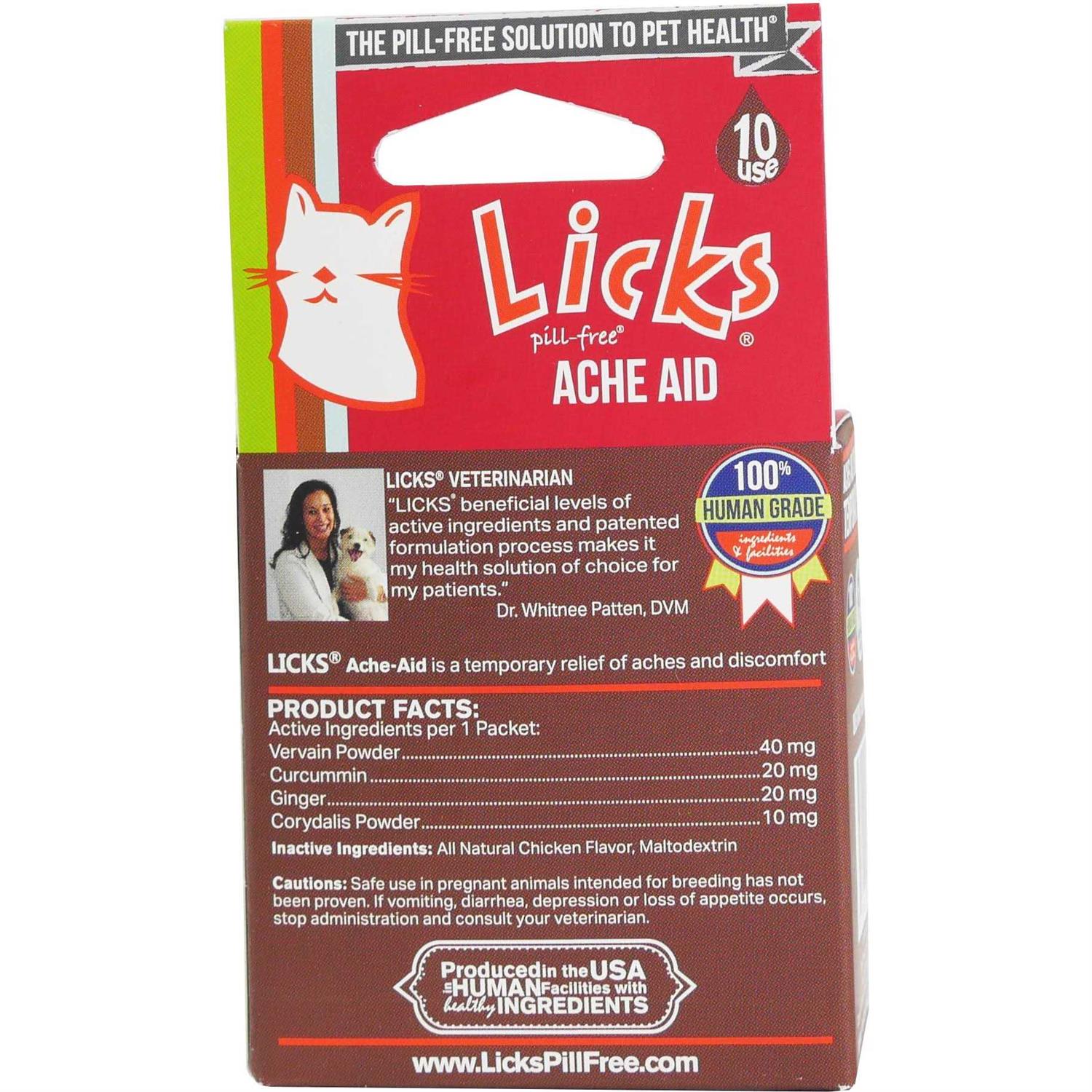 Licks Pill-Free Cat Ache Aid Turmeric and Ginger Cat Supplements - Healthber