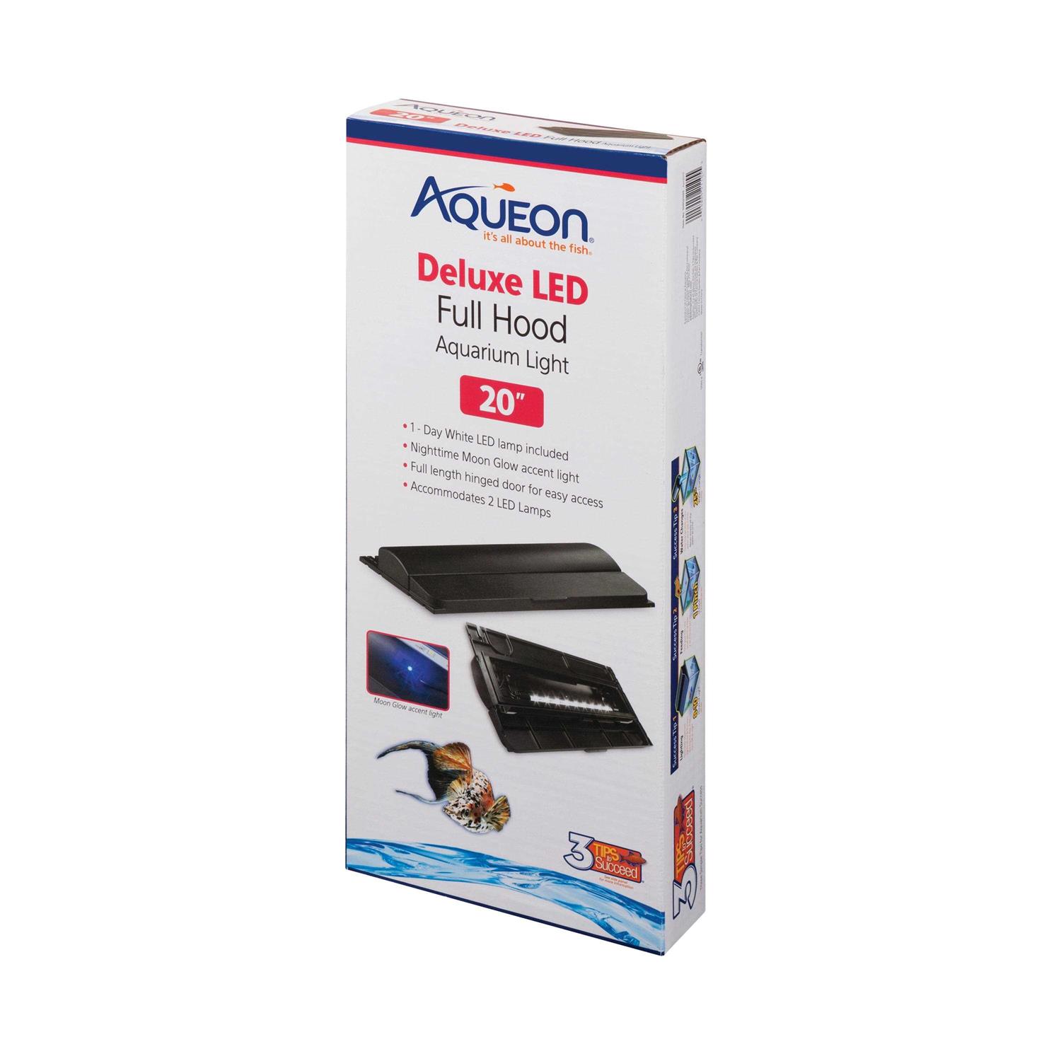 Aqueon LED Deluxe Full Hood - Healthber
