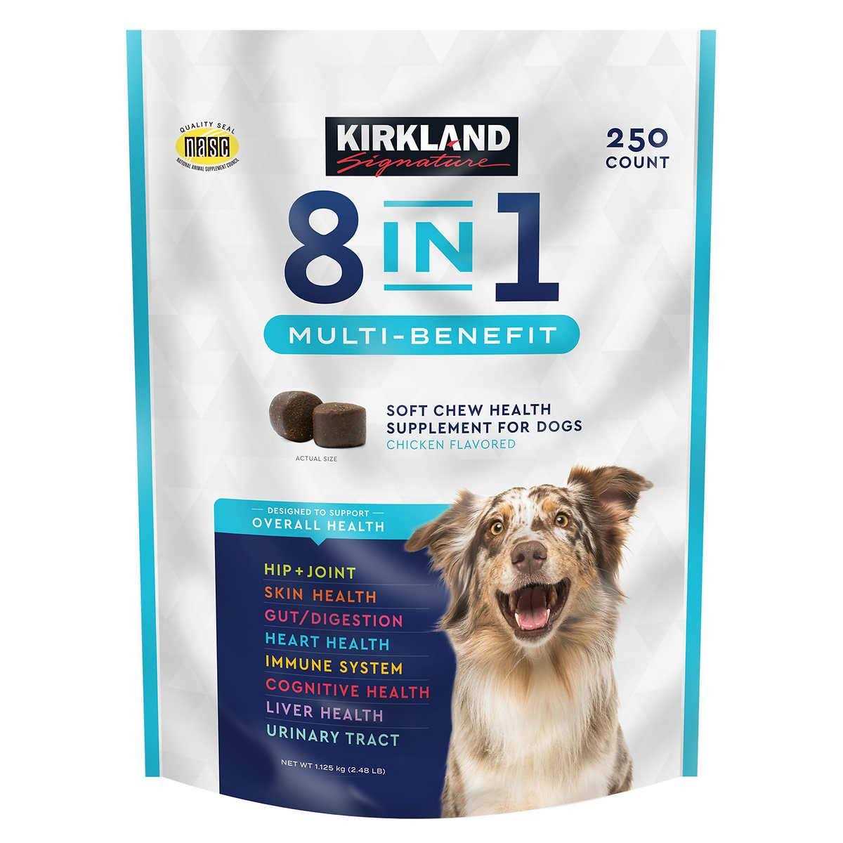 Kirkland Signature 8 in 1 Multi Benefit Soft Chew for Dogs - Healthber