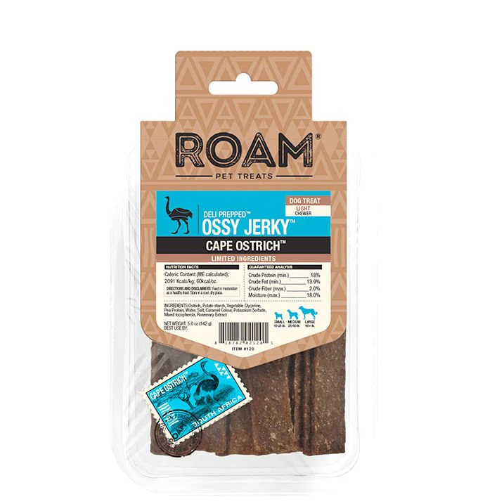 Roam Dog Treats Ossy Jerky - Healthber