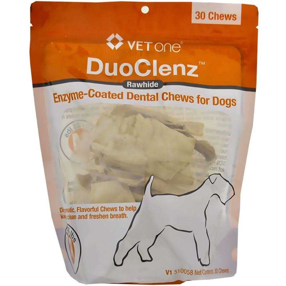 VetOne DuoClenz Enzyme-Coated Dental Chews - Healthber