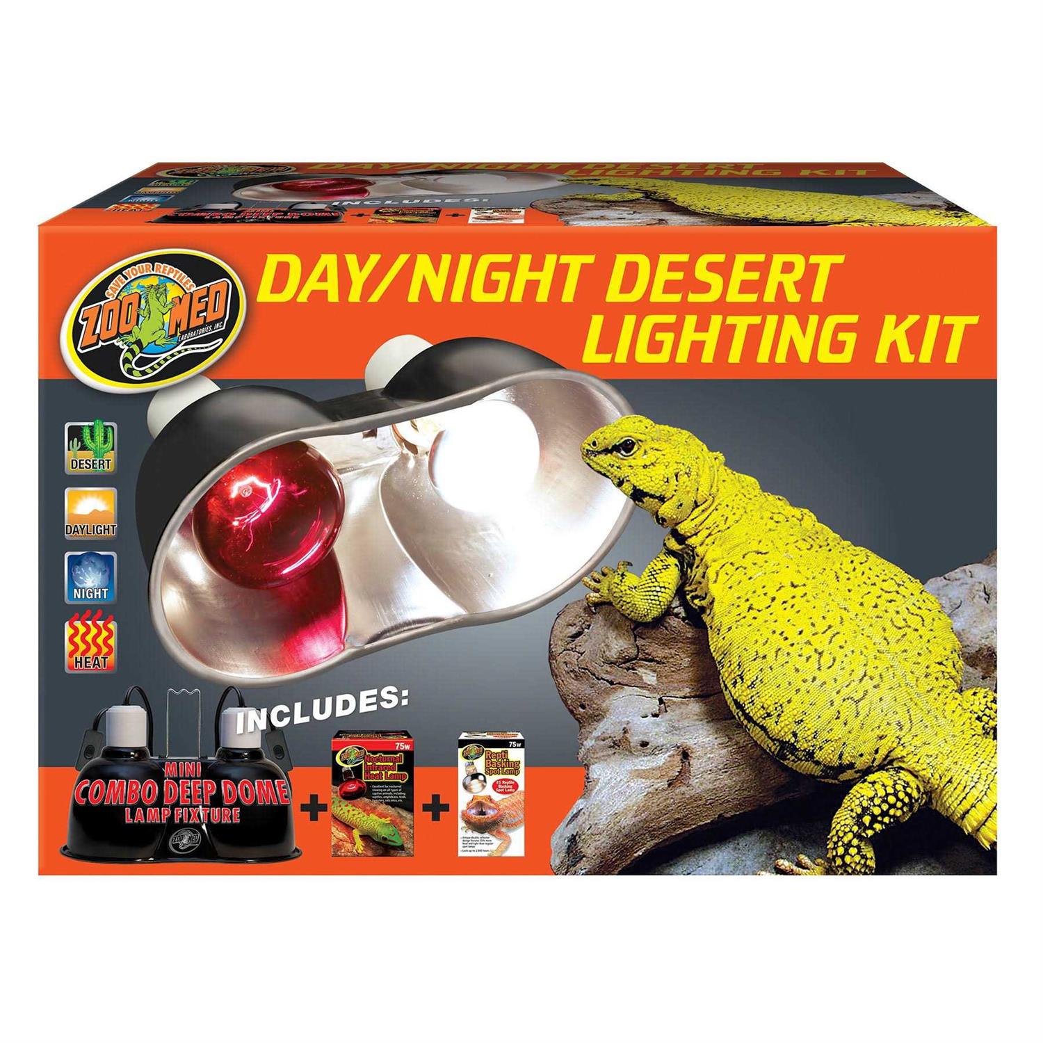 Zoo Med Day/Night Desert Lighting Kit - Healthber