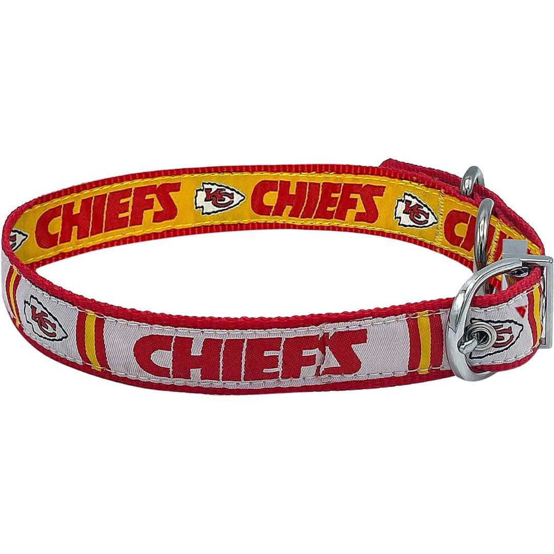 Pets First Kansas City Chiefs Dog Collar - Healthber