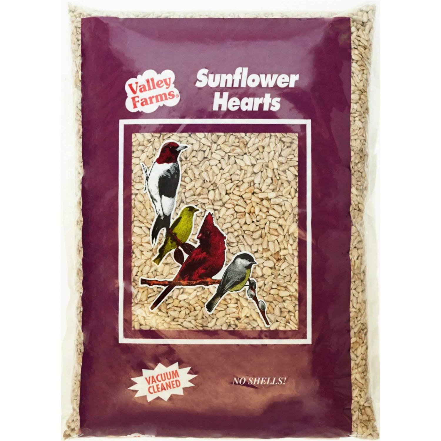 Valley Farms Sunflower Hearts Wild Bird Food - Healthber