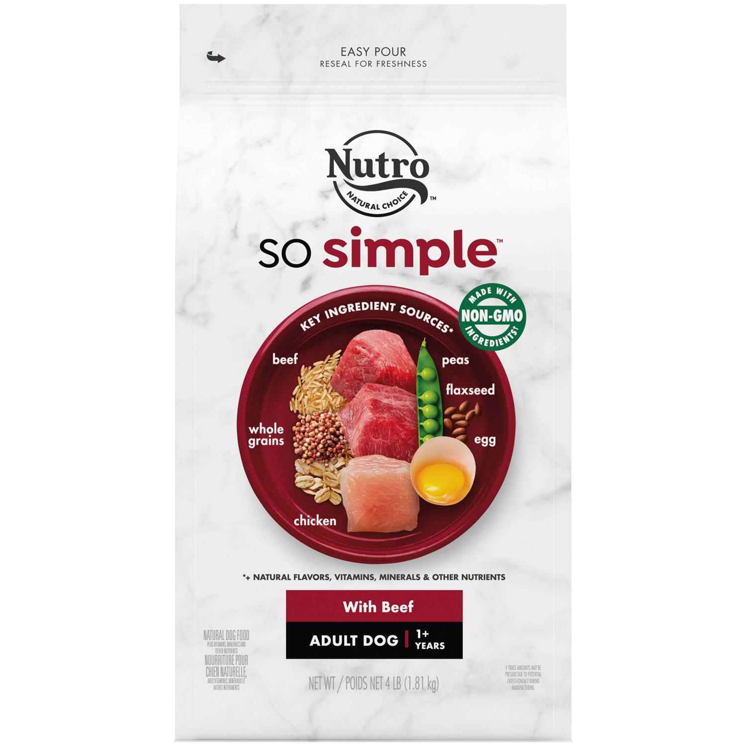 Nutro So Simple Beef Adult Dry Dog Food - Healthber