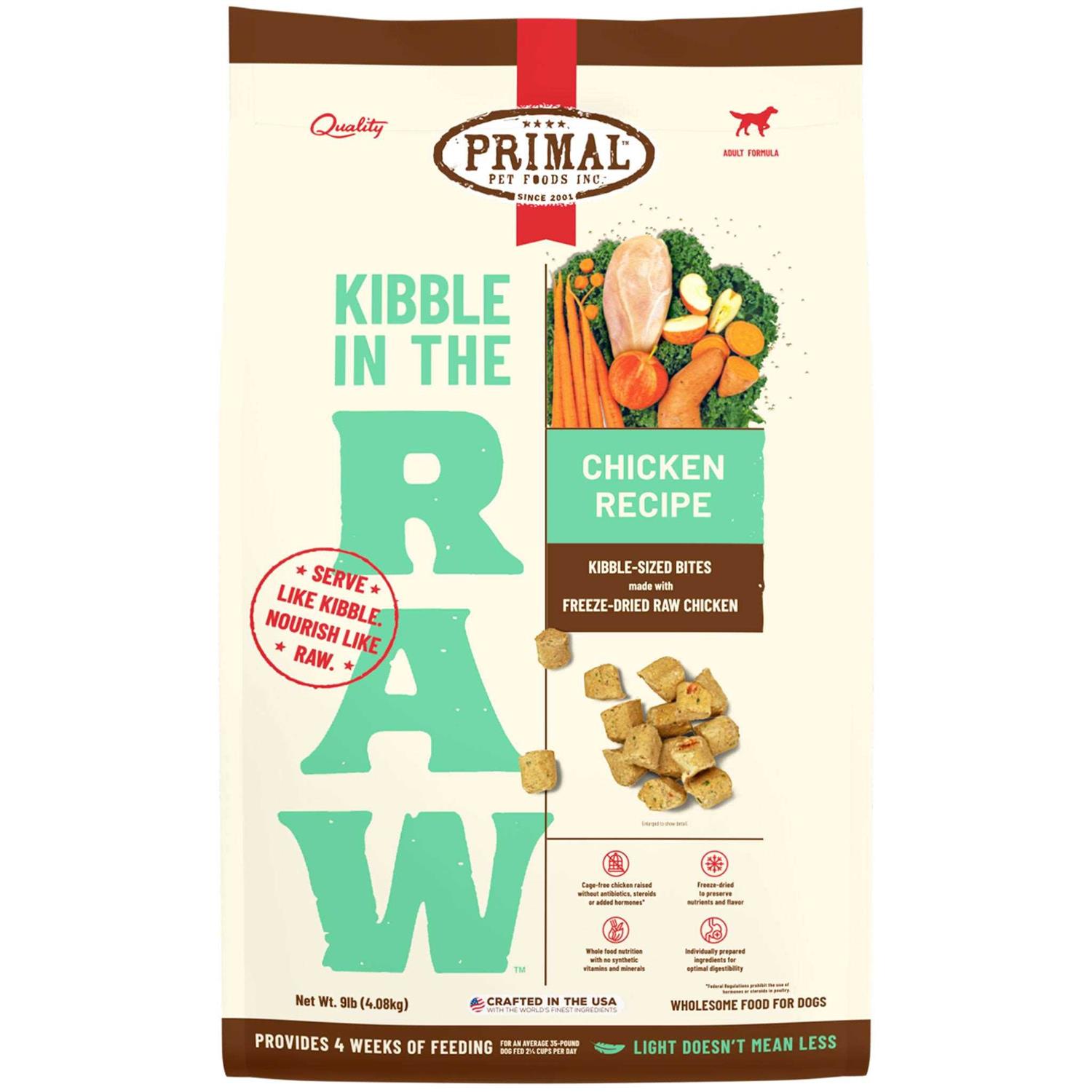Primal Kibble in The Raw Chicken Dog Food - Healthber