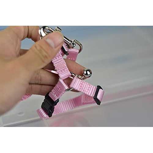 hokmly Adjustable Small Pet Hedgehog Harness for Training Playing Traction Rope - Healthber