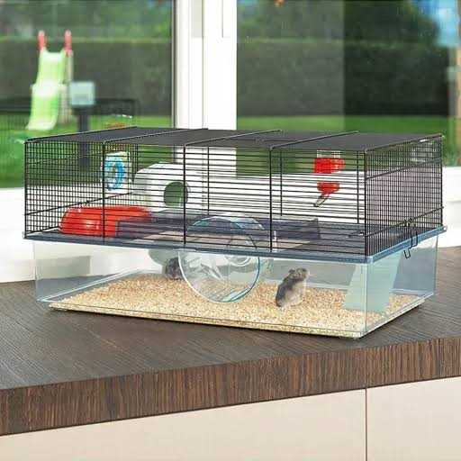 Ferplast Favola Large Hamster Cage with Water Bottle - Healthber