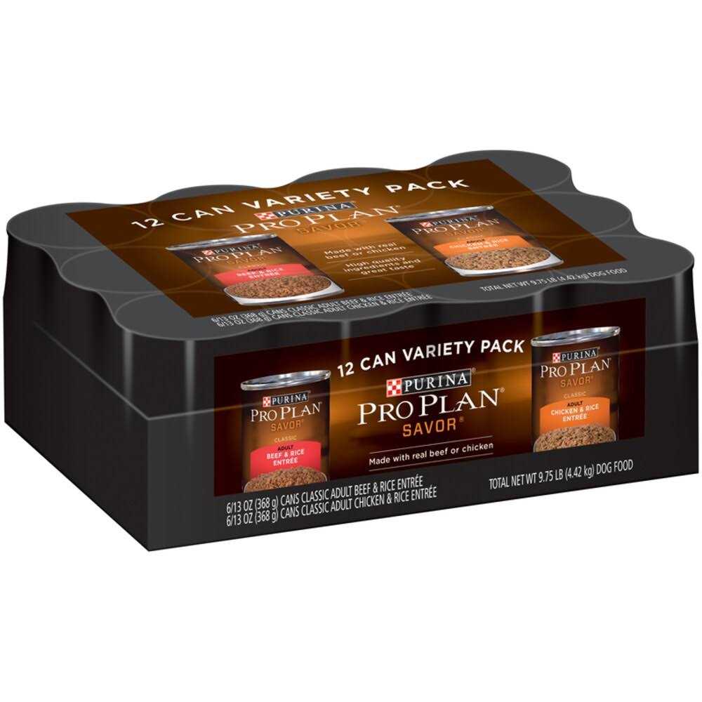 Purina Pro Plan Savor Variety Pack Canned Dog Food - Healthber
