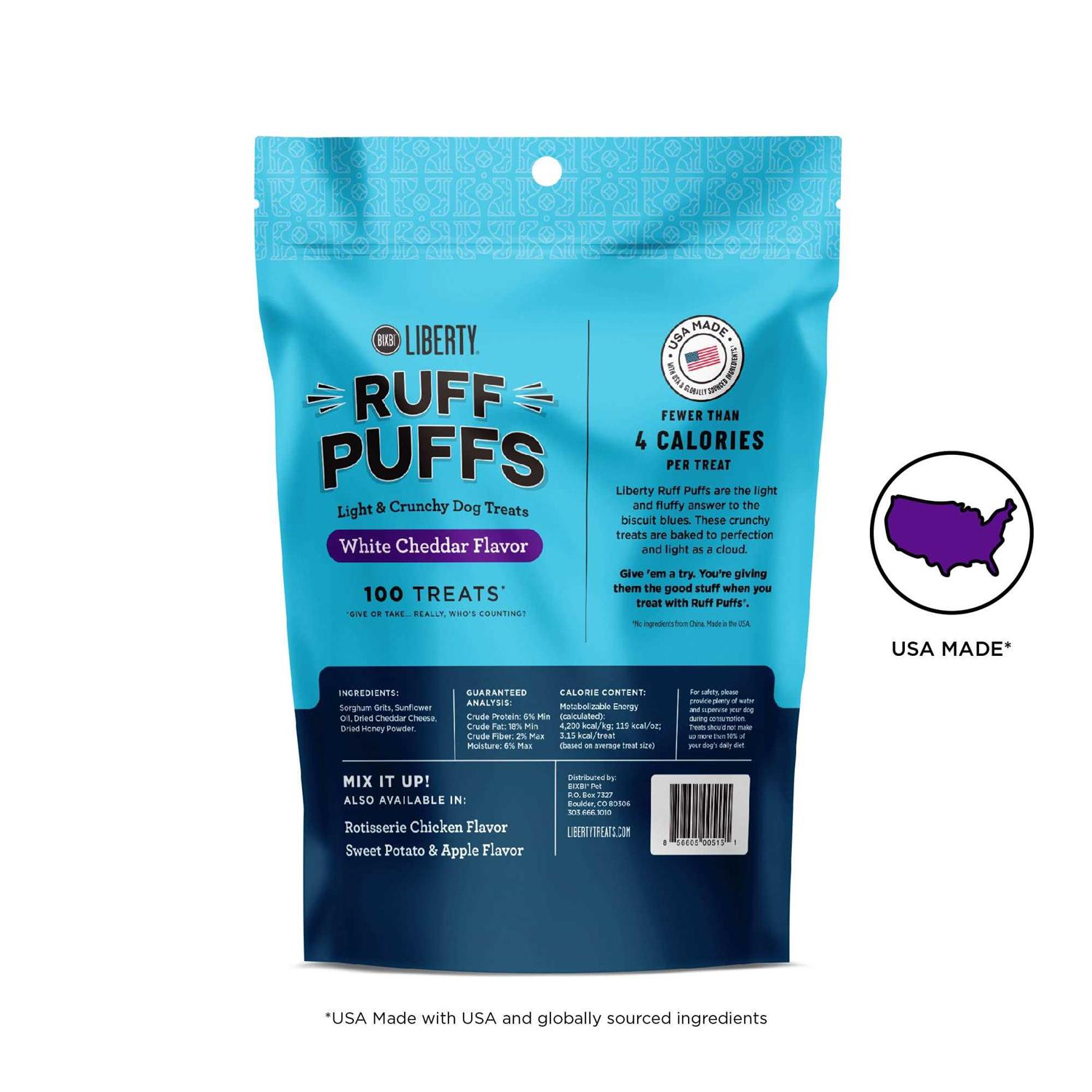 Liberty Ruff Puffs Flavor Dog Treats - Healthber